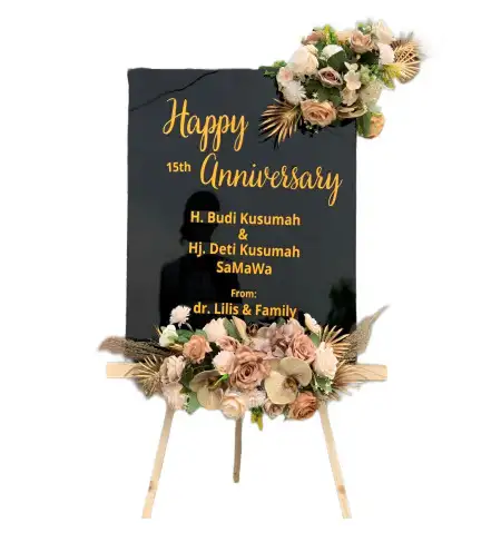 Papan Bunga Akrilik Cangkiran