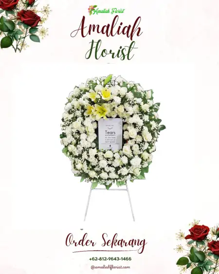 Krans Bunga Duka Cangkiran